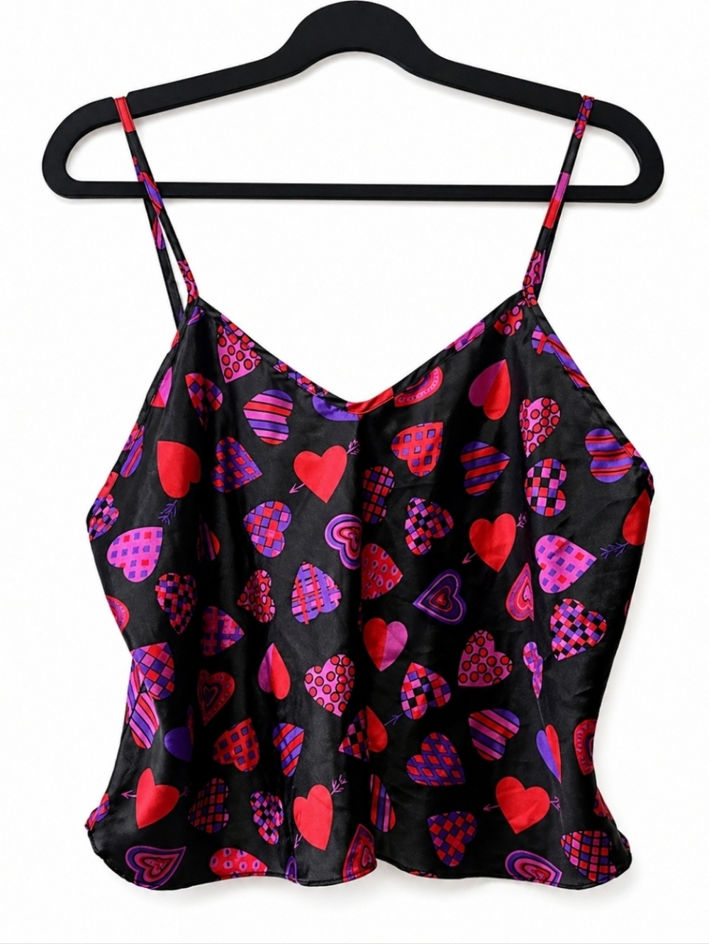 Private Luxuries Heart Cami Lingerie Top Size L
